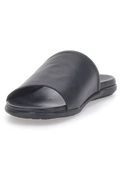 Ciabatte Nere in Pelle Made in Italy JERPOINT 8113