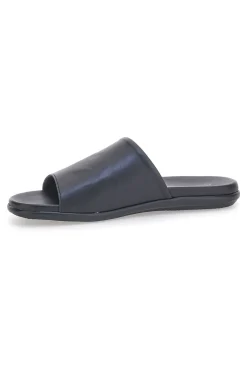 Ciabatte Nere in Pelle Made in Italy JERPOINT 8113