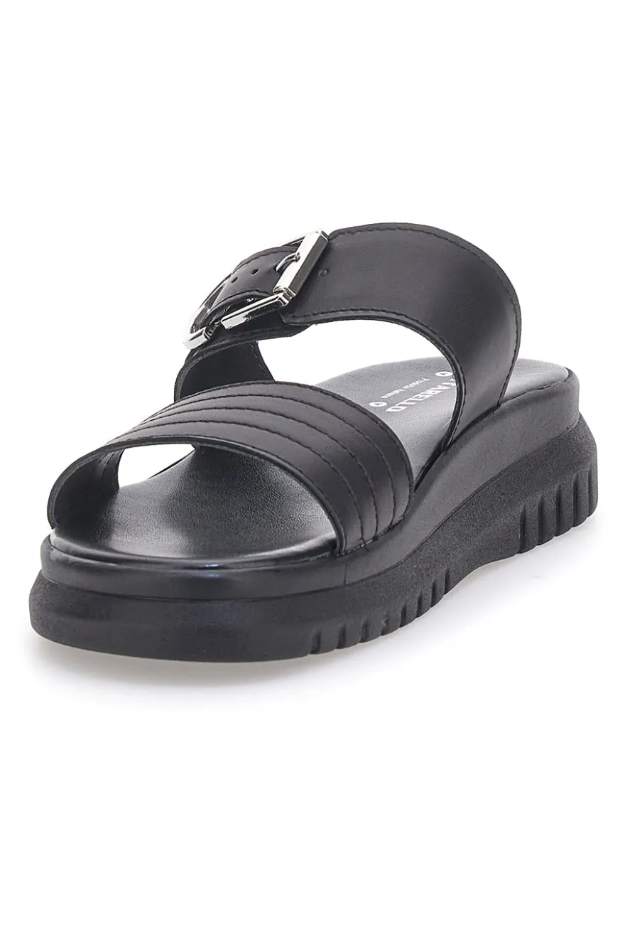 Ciabatte nere in vera pelle Made in Italy Pittarello Love 36091926
