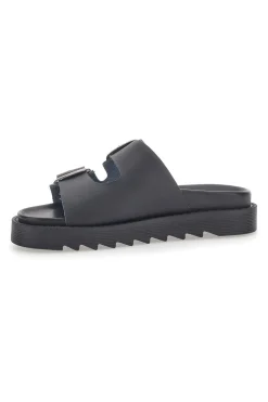 Ciabatte Nere In Vera Pelle Pittarello Capsule 27154