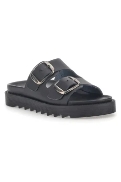 Ciabatte Nere In Vera Pelle Pittarello Capsule 27154