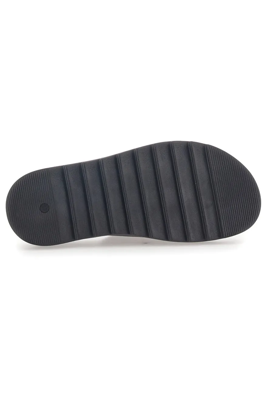 Ciabatte Nere In Vera Pelle Pittarello Capsule 27154