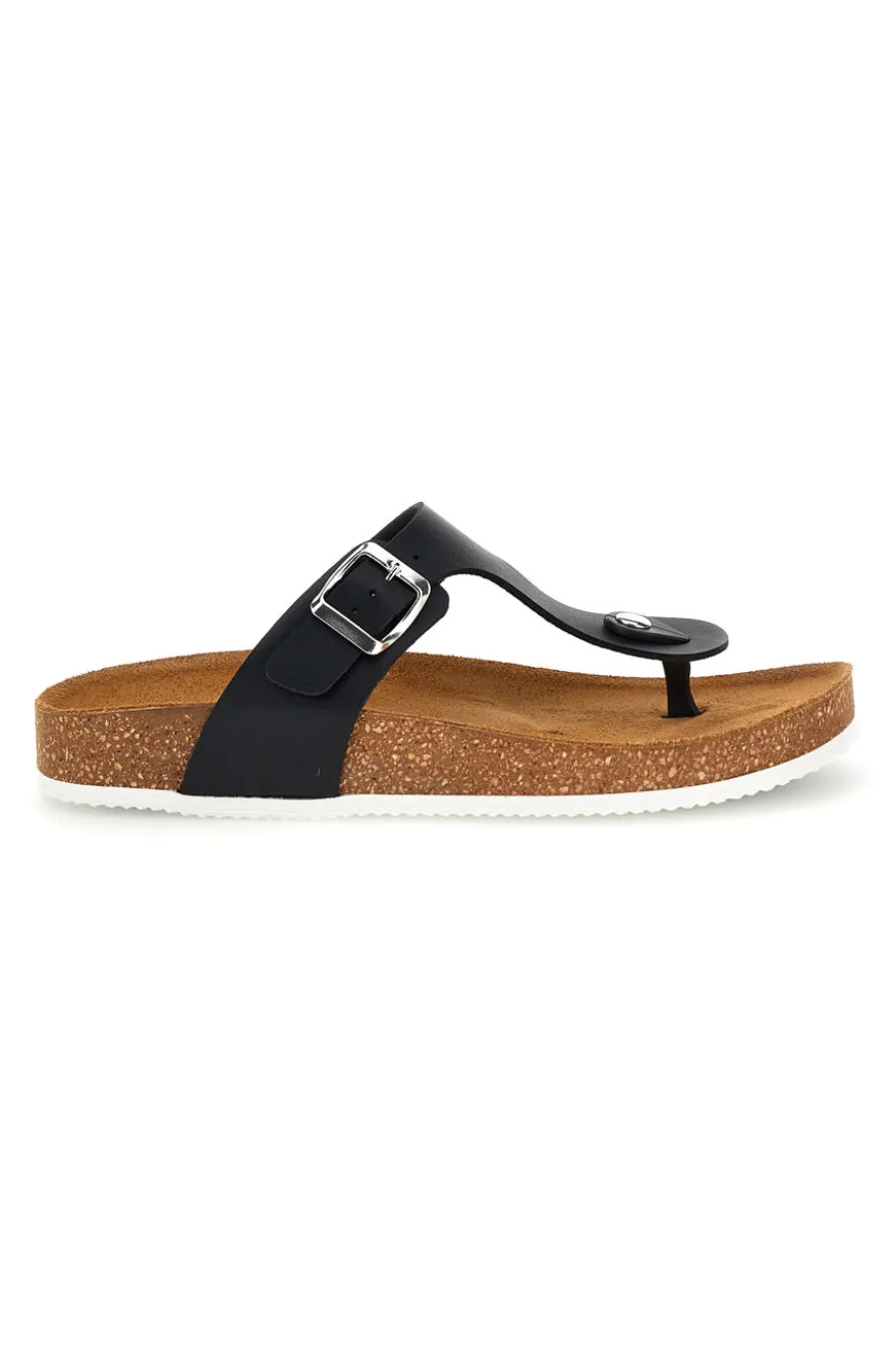 Ciabatte nere infradito Pittarello Tierra 335A2177SR
