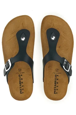 Ciabatte nere infradito Pittarello Tierra 335A2177SR
