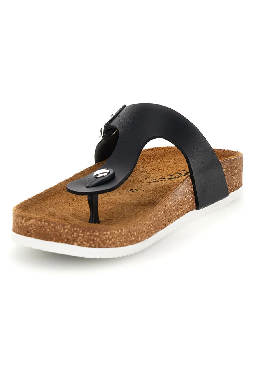 Ciabatte nere infradito Pittarello Tierra 335A2177SR