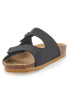 Ciabatte Nere Made In Italy Con Sottopiede In Vera Pelle Bio Up 26411