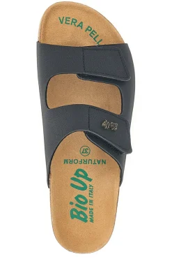 Ciabatte Nere Made In Italy Con Sottopiede In Vera Pelle Bio Up 26411