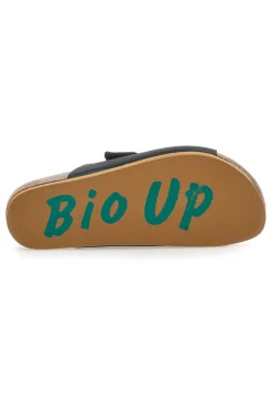 Ciabatte Nere Made In Italy Con Sottopiede In Vera Pelle Bio Up 26411