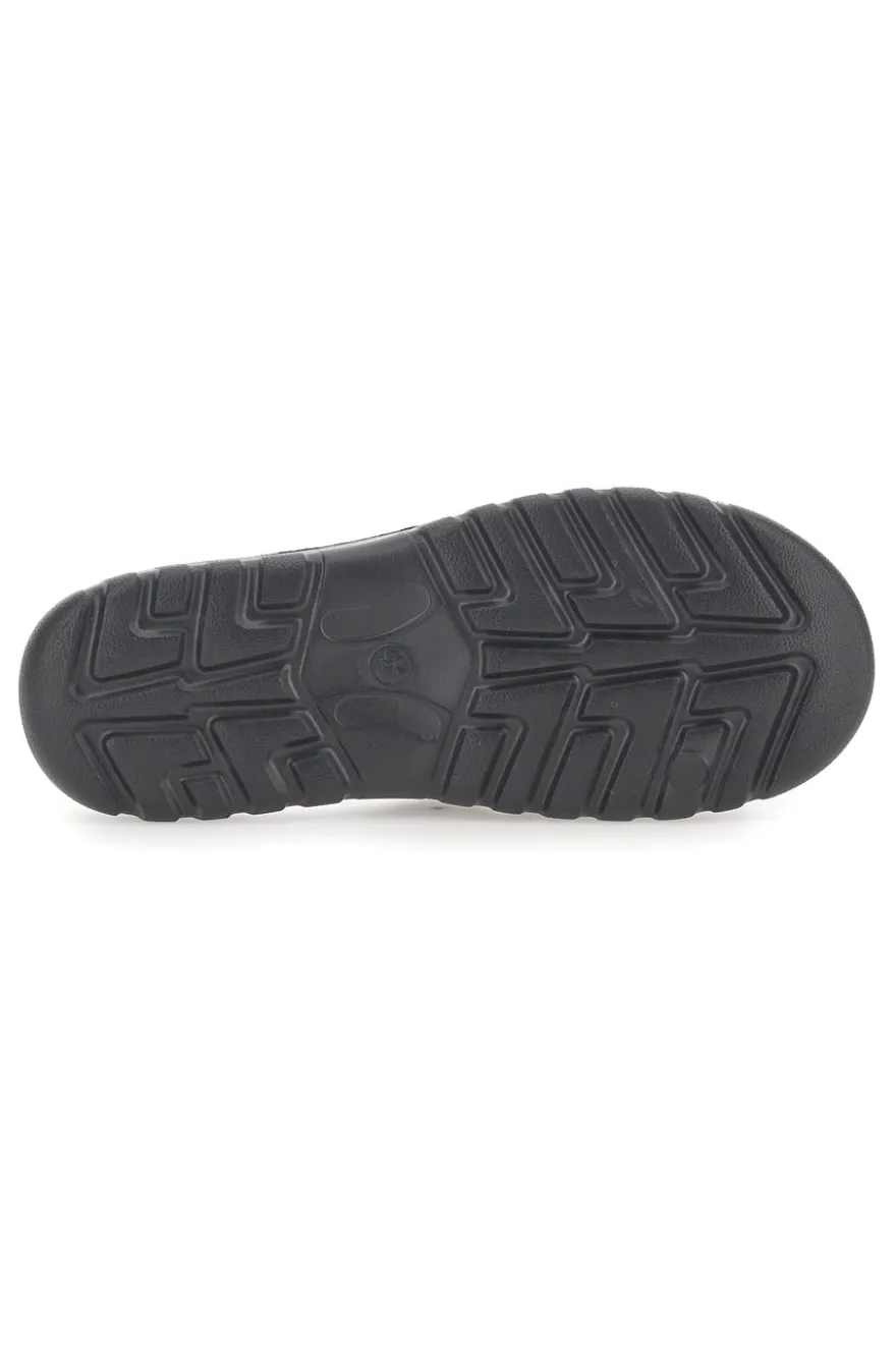 Ciabatte nere monoscocca con logo EVERLAST EV064