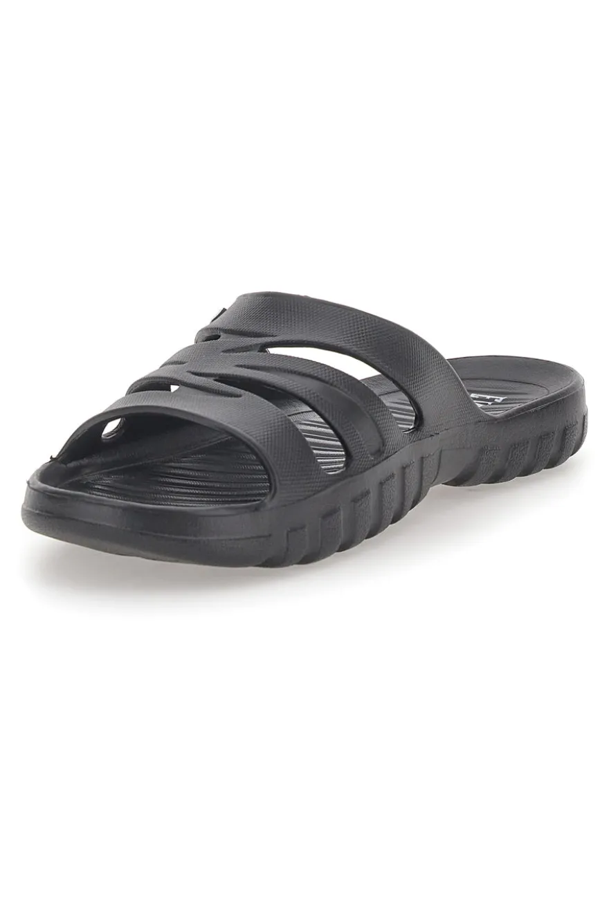 Ciabatte nere monoscocca con logo EVERLAST EV064