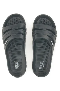 Ciabatte nere monoscocca con logo EVERLAST 2T2L 1851