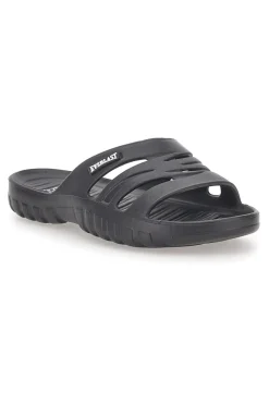 Ciabatte nere monoscocca con logo EVERLAST 2T2L 1851