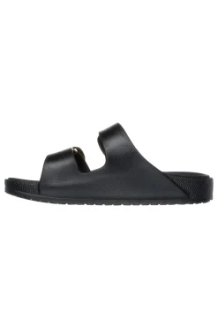 Ciabatte Nere Skechers Foamies: Arch Fit Cali Breeze Gold Star
