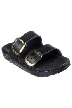Ciabatte Nere Skechers Foamies: Arch Fit Cali Breeze Gold Star