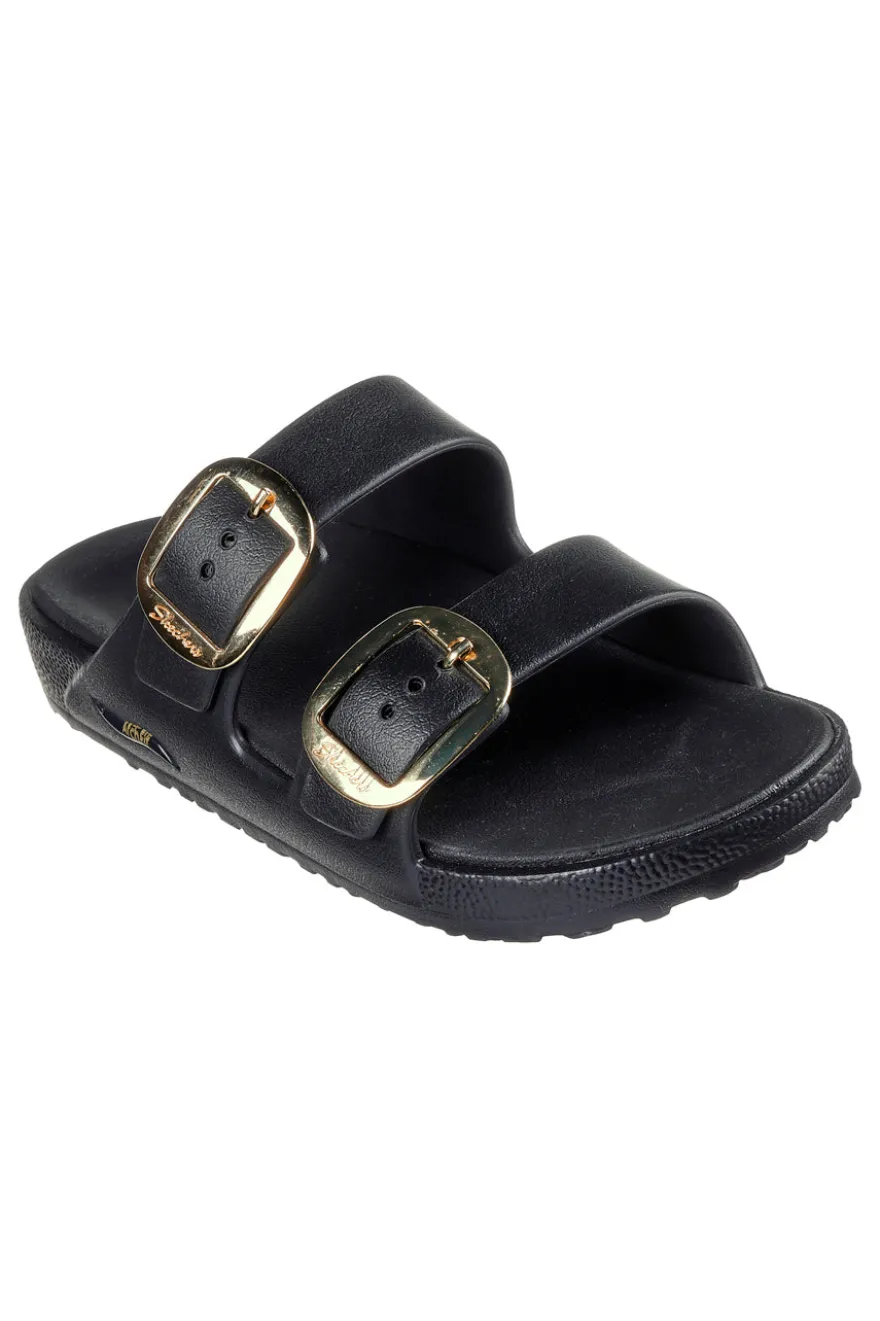 Ciabatte Nere Skechers Foamies: Arch Fit Cali Breeze Gold Star
