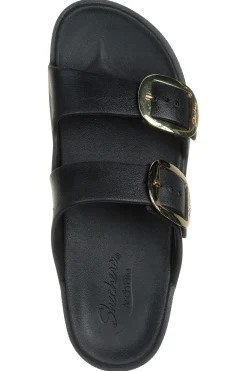 Ciabatte Nere Skechers Foamies: Arch Fit Cali Breeze Gold Star