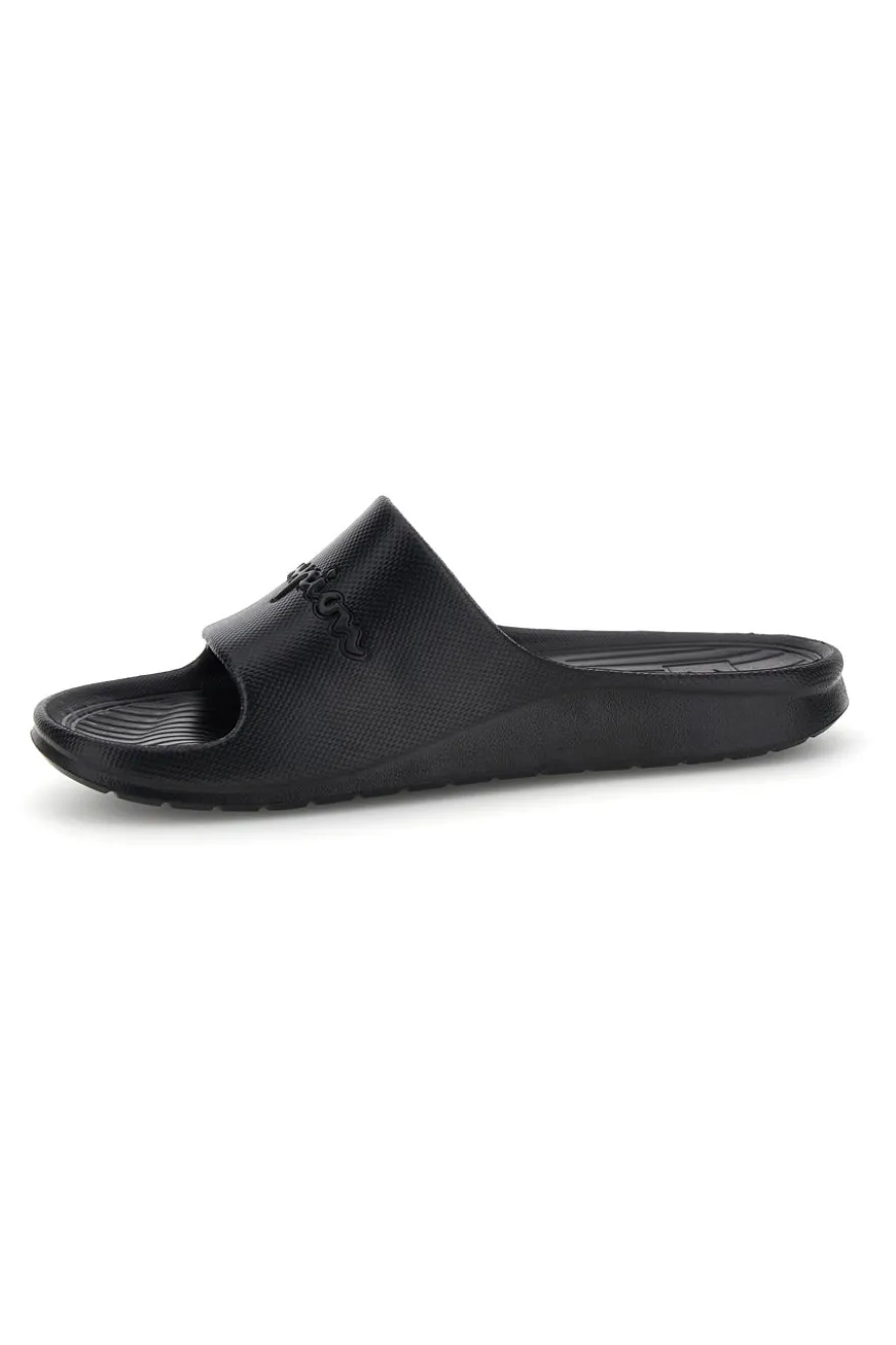 Ciabatte nero con fascia logata Champion Cabana Box Slide