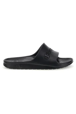 Ciabatte nero con fascia logata Champion Cabana Box Slide