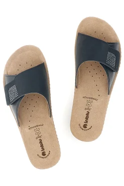 Ciabatte Nero Fascia Con Strass Inblu 59 FC