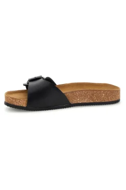 Ciabatte nero sottopiede in vera pelle Pittarello tierra 257A21030SR