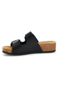 Ciabatte nero sottopiede in vera pelle Pittarello eco 293A350SR