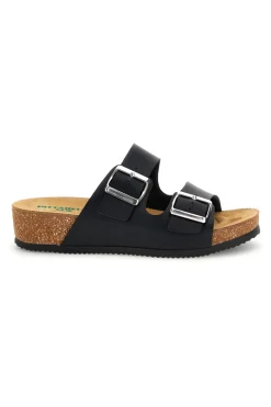 Ciabatte nero sottopiede in vera pelle Pittarello eco 293A350SR