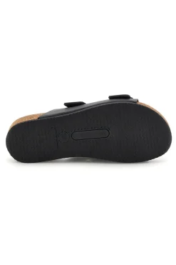 Ciabatte nero sottopiede in vera pelle Pittarello eco 293A350SR