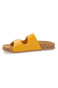 Ciabatte Ocra con Doppia Fibbia Made in Italy PITTARELLO TIERRA 335A20630SR