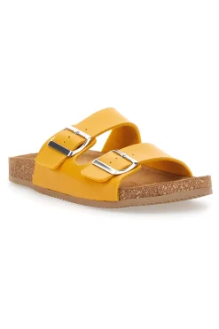 Ciabatte Ocra con Doppia Fibbia Made in Italy PITTARELLO TIERRA 335A20630SR