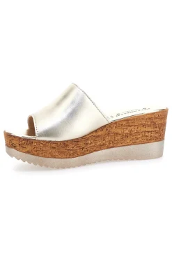 Ciabatte Oro con Fascia in Pelle Made in Italy PITTARELLO 233170428