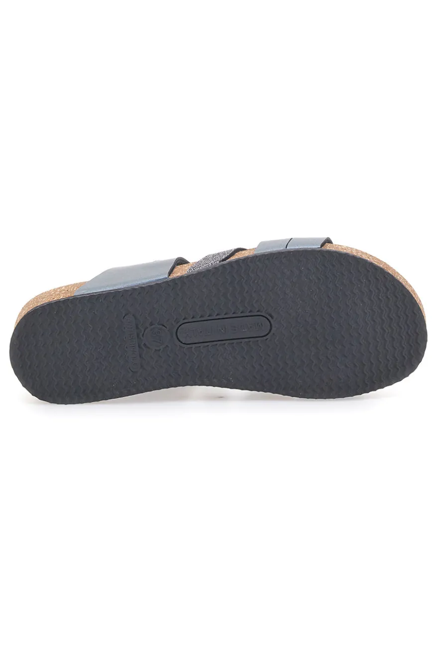 Ciabatte Piombo Con Sottopiede in pelle Pittarello Eco 293A410