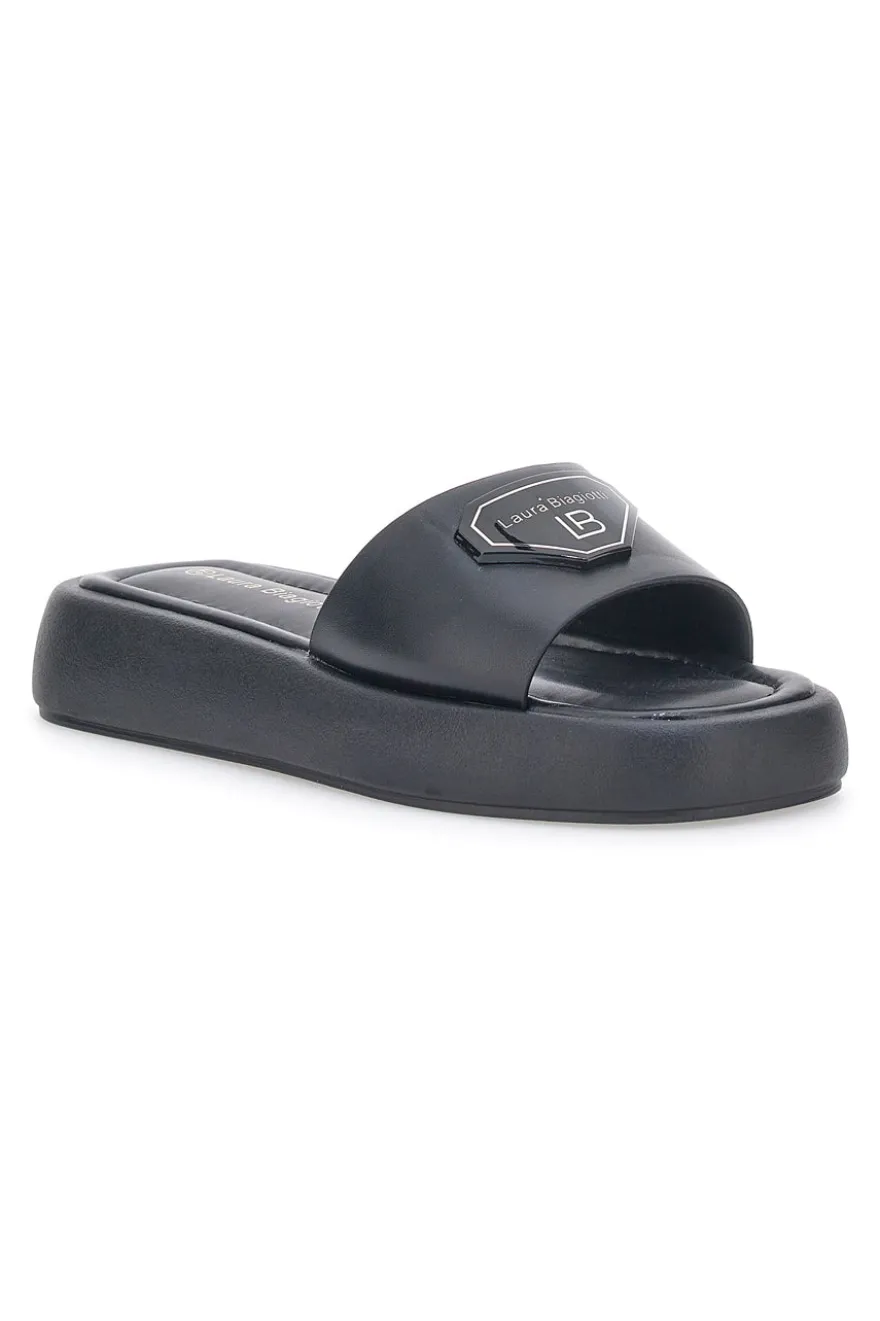 Ciabatte Platform Laura Biagiotti 8173 Nere