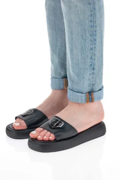 Ciabatte Platform Laura Biagiotti 8173 Nere