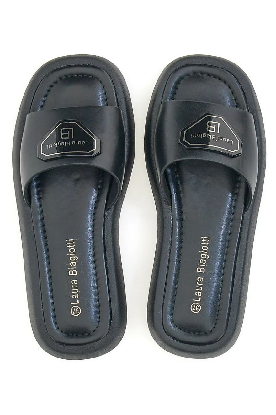 Ciabatte Platform Laura Biagiotti 8173 Nere