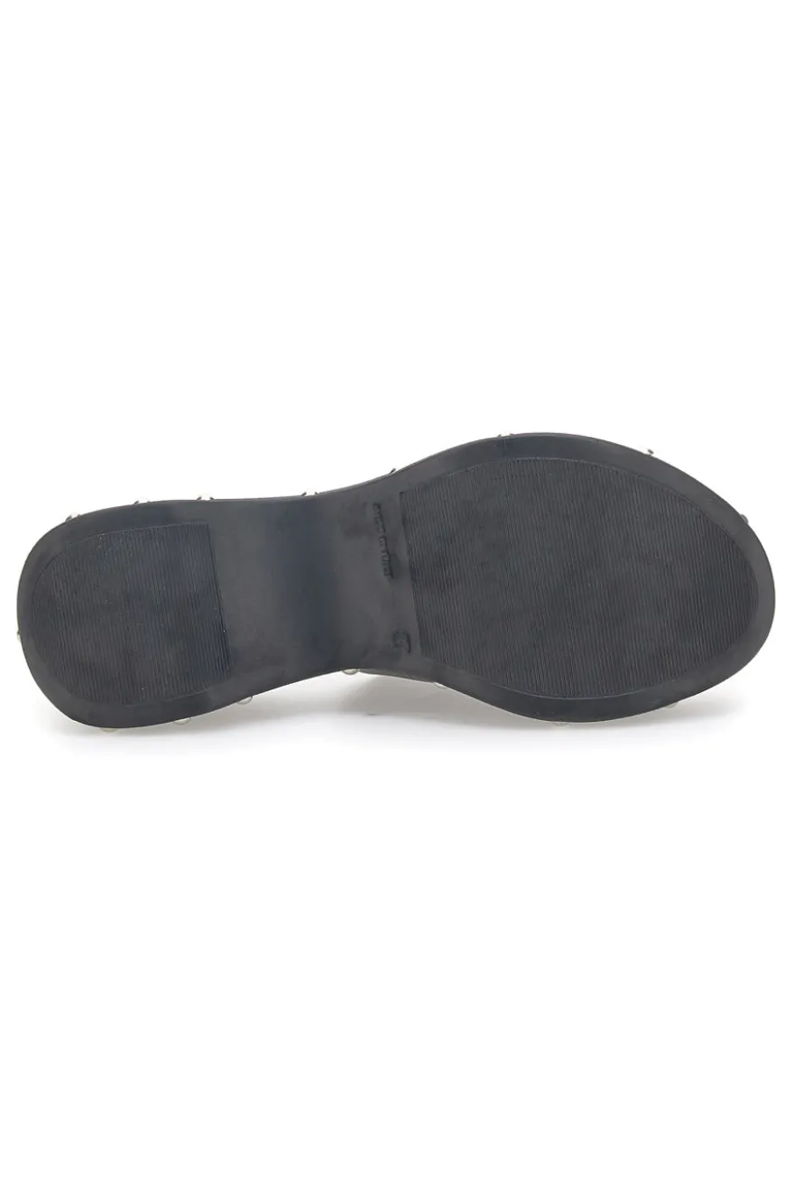 Ciabatte Platform Nere in Pelle Pittarello 5765