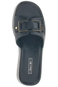 Ciabatte Platform Nere Rock'n Doll 390275
