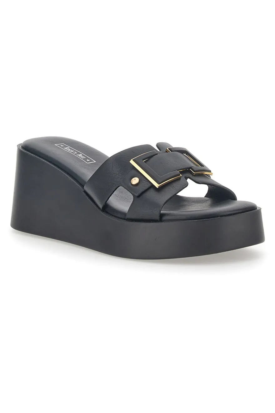 Ciabatte Platform Nere Rock'n Doll 390275