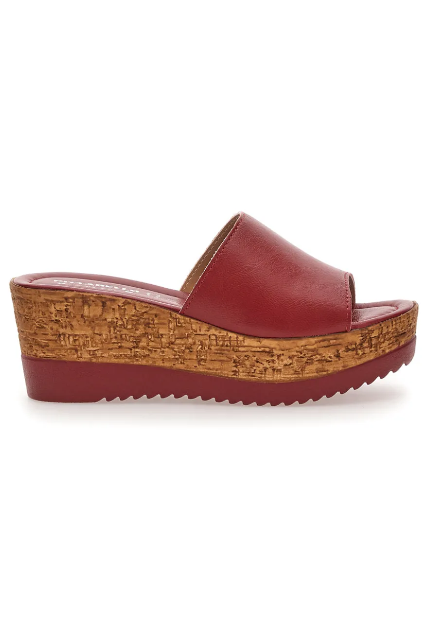 Ciabatte Platform Rosse Pittarello Love 2331