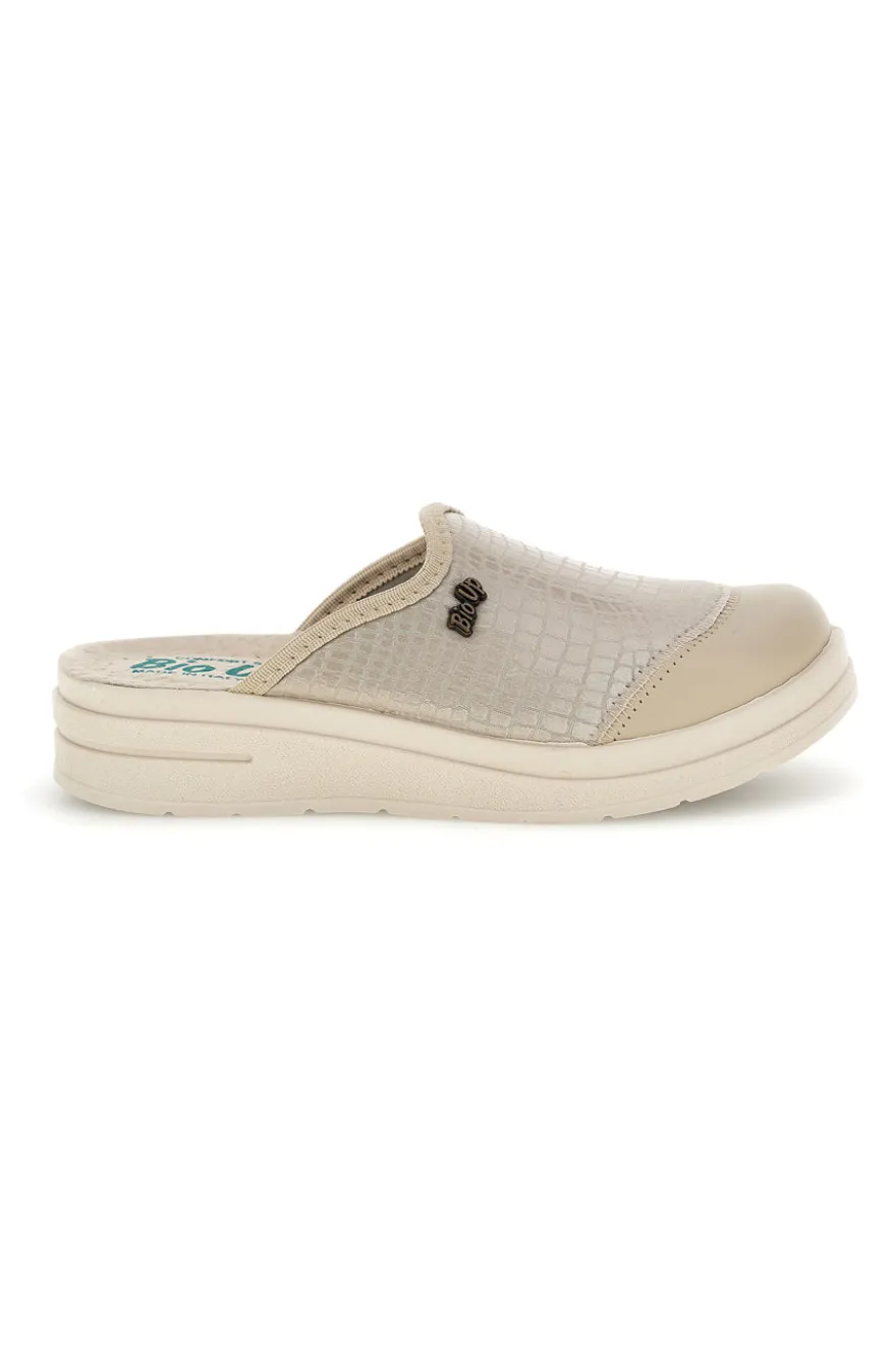 Ciabatte professionali beige con plantare anatomico Bio up 753