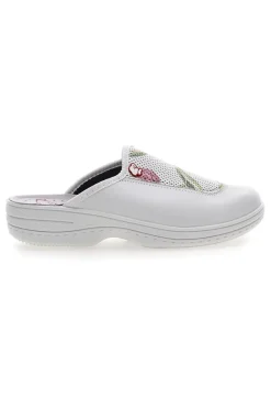 Ciabatte Professionali Bianche in Vera Pelle Mrs Chef 5533