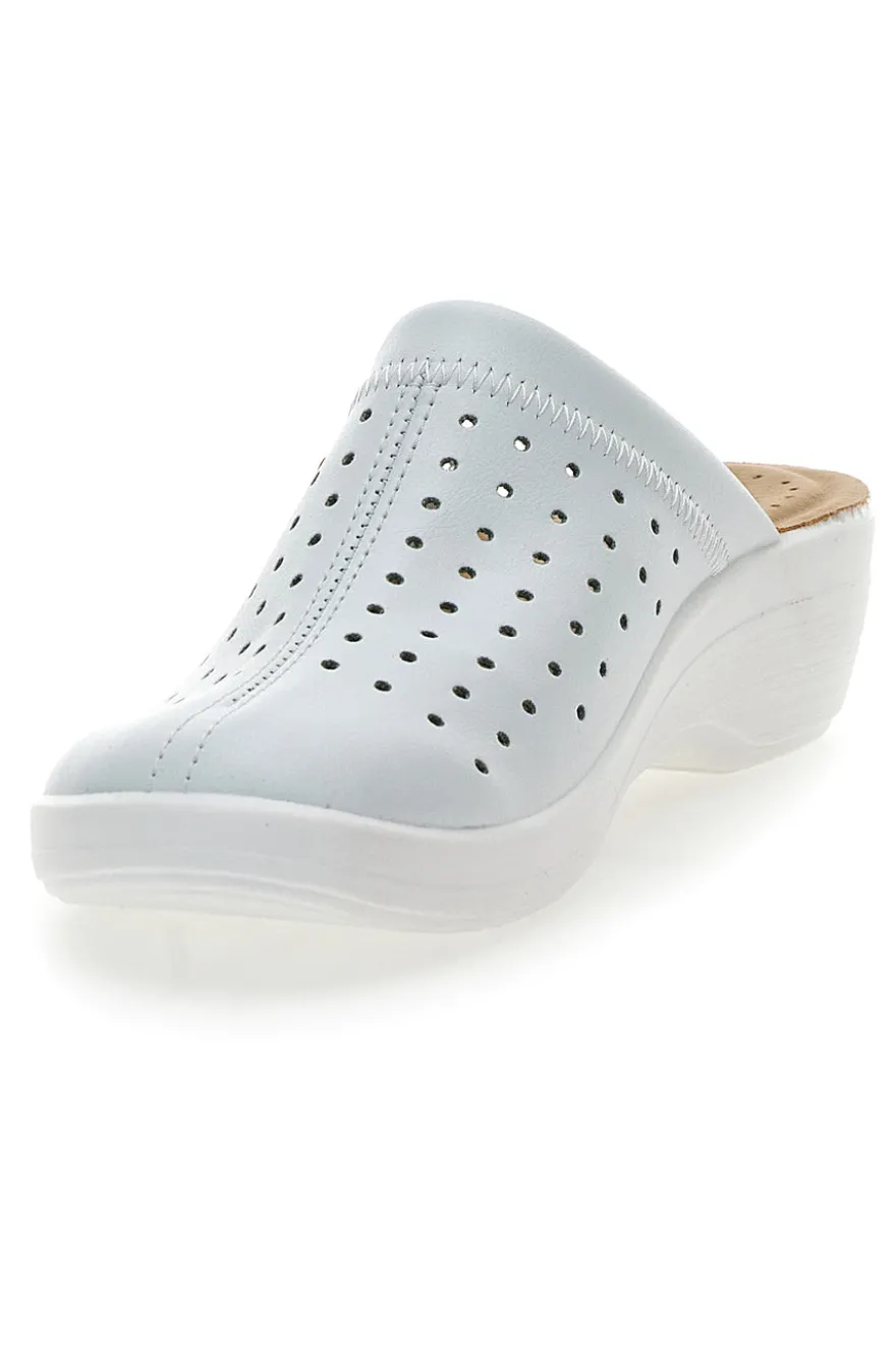 Ciabatte Professionali Bianche Con Plantare Anatomico Made In Italy Fly Flot 5001
