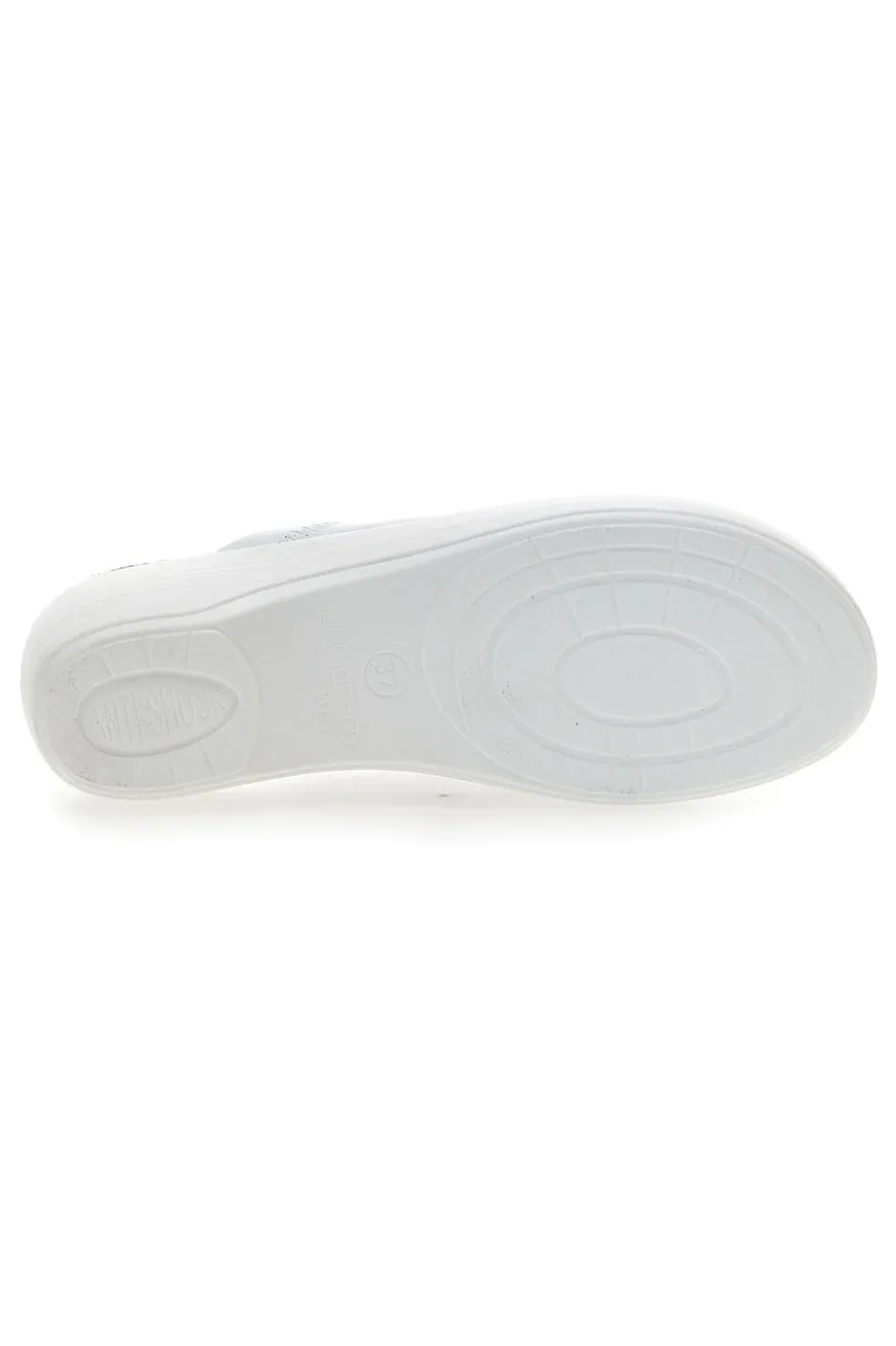 Ciabatte Professionali Bianche Con Plantare Anatomico Made In Italy Fly Flot 5001
