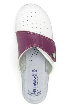Ciabatte Professionali Bianche e Rosa Inblu 5033V