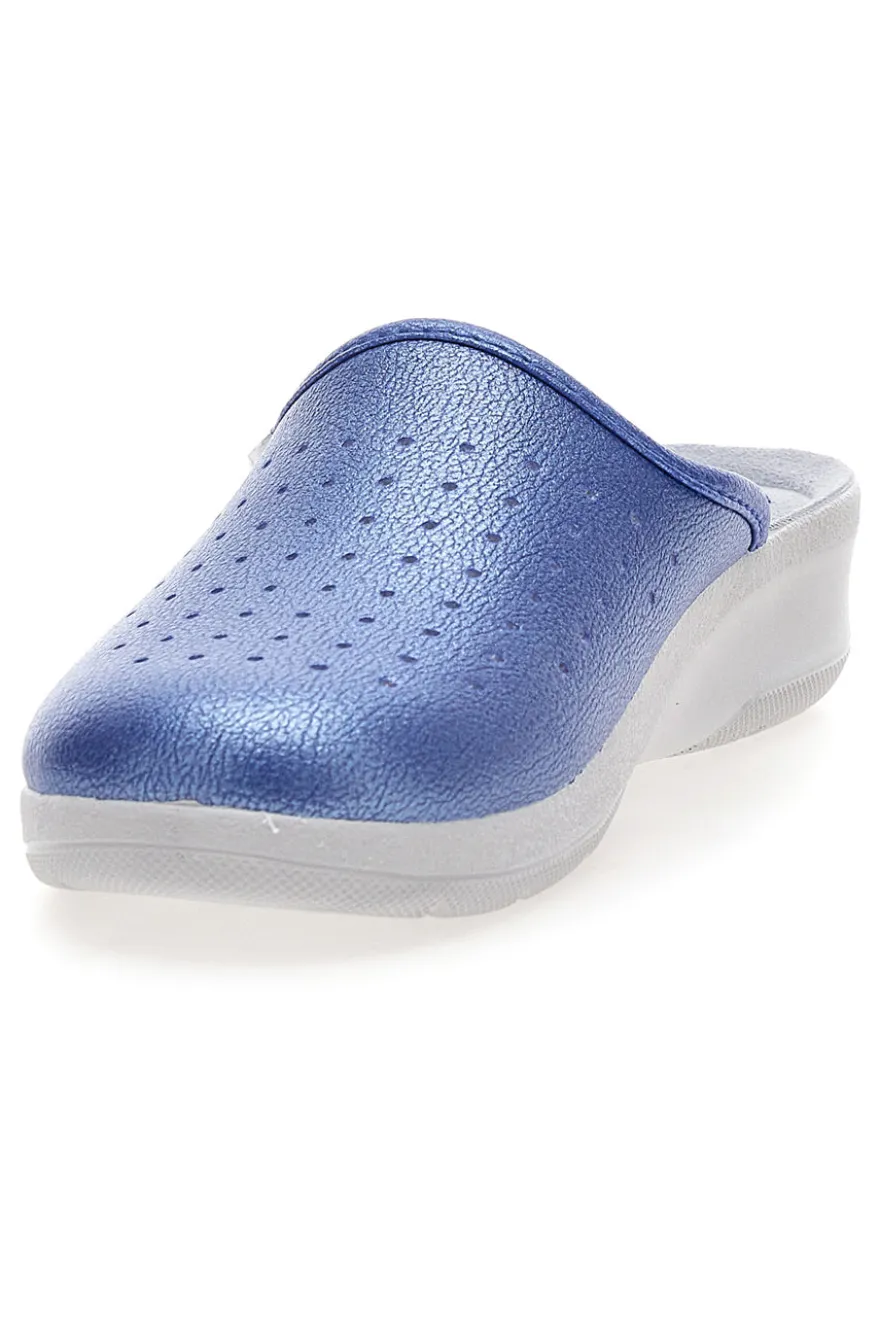 Ciabatte professionali blu traforate con plantare anatomico Inblu 5033N
