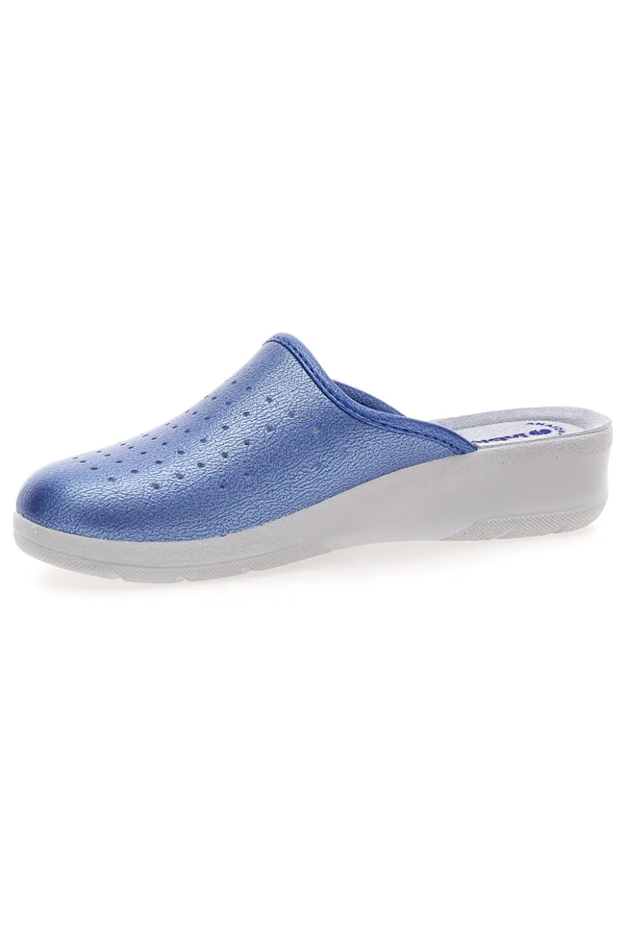 Ciabatte professionali blu traforate con plantare anatomico Inblu 5033N