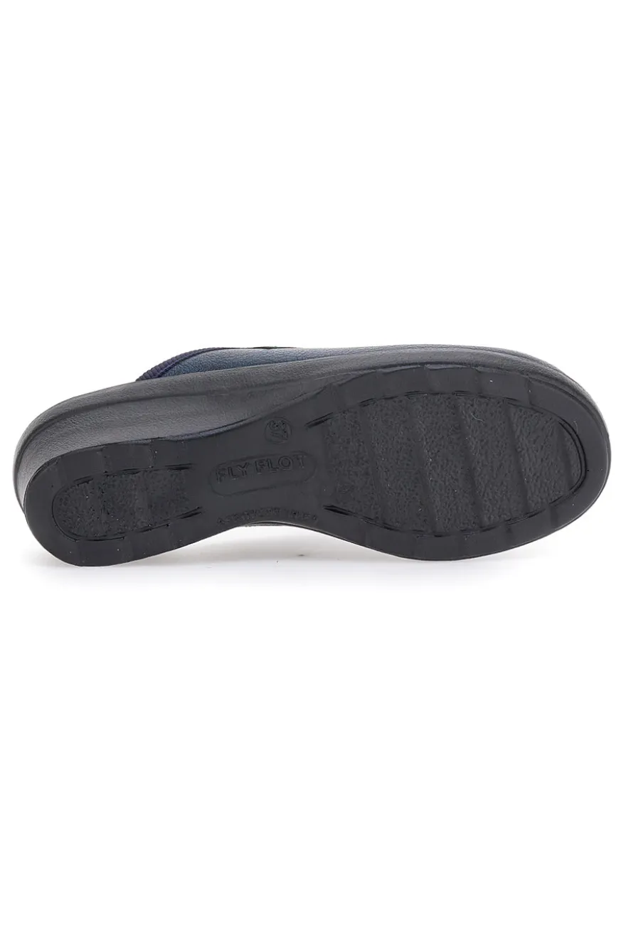 Ciabatte Professionali Blu Con Plantare in pelle Made In Italy Fly Flot 75202