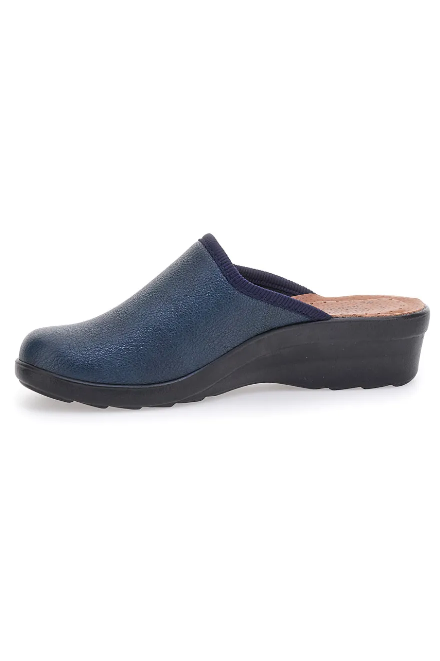 Ciabatte Professionali Blu Con Plantare in pelle Made In Italy Fly Flot 75202