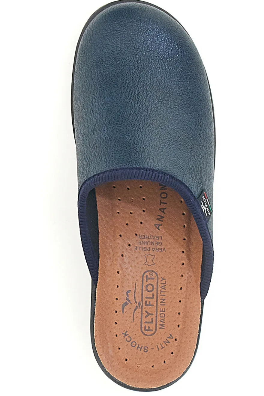 Ciabatte Professionali Blu Con Plantare in pelle Made In Italy Fly Flot 75202