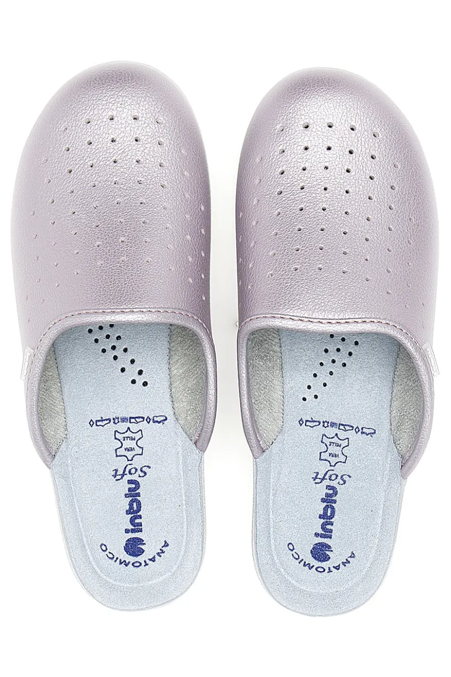 Ciabatte professionali da donna rosa traforate Inblu 5033N