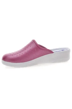 Ciabatte professionali fucsia traforate con plantare anatomico Inblu 5033N